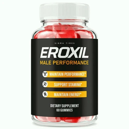 Eroxil Male Gummies, Ero Xil Performance Gummy for Men 60ct