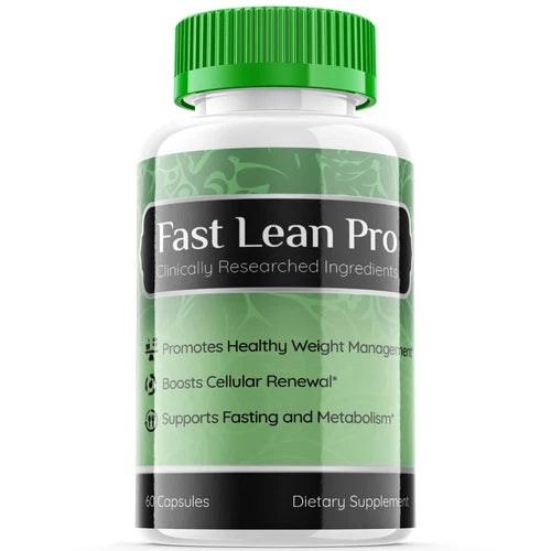 Fast Lean Pro, Fast Lean Pro Dietary Supplement for Weight Loss (60 Capsules)