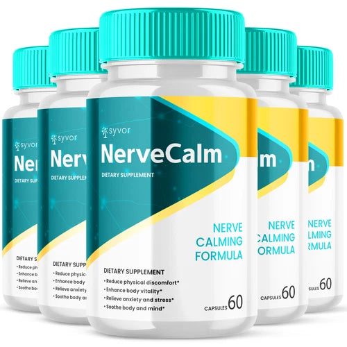 NerveCalm Advanced Nerve Support Formula Nerve Calm Vitamin 300 Capsules