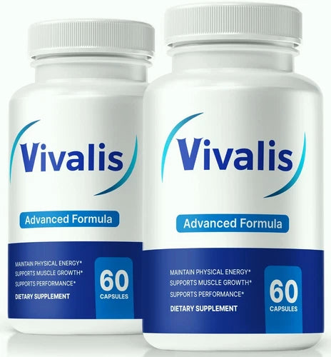 (2 Pack) Vivalis for Men ed, Male Health Pills to Boost Energy & Vitality