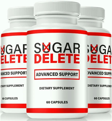 (3 Pack) Sugar Delete Blood Sugar Support Pills, Advanced Blood Health Capsules