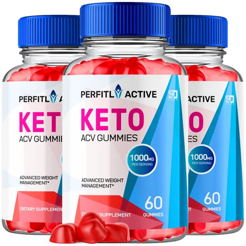(3 Pack) Perfitly Active Keto, Perfitly Active ACV Keto Gummies (180 Gummies)