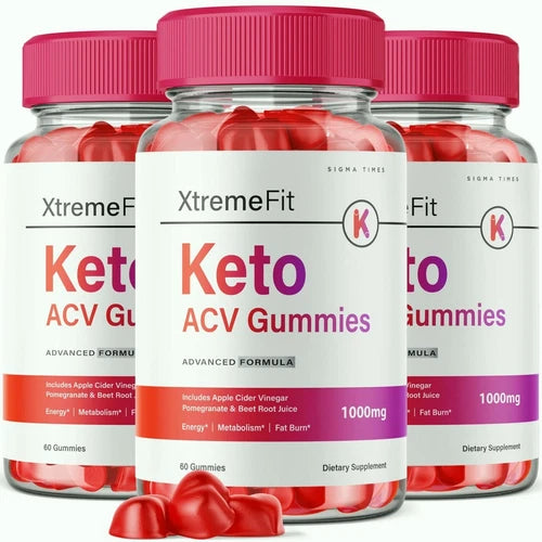 (3 Pack) XtremeFit Keto ACV Gummies, XtremeFit Keto Gummies for Weight Loss