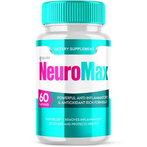 NeuroMax Nootropic Pills Natural Formula Brain Supplement 60 Capsules
