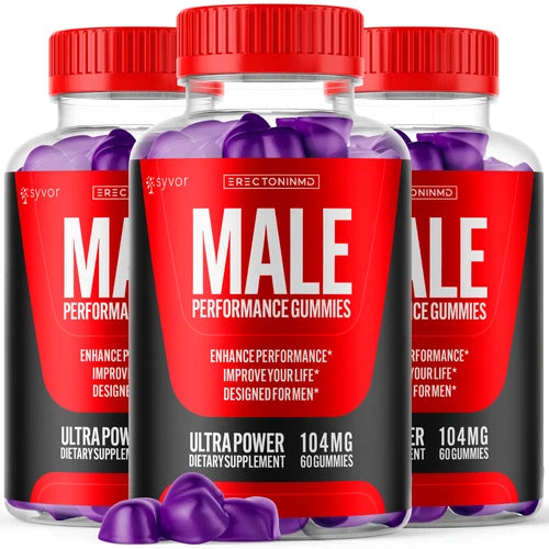 Erectonin MD Advanced Male Performance Formula Vitamin Supplement 180 Gummies