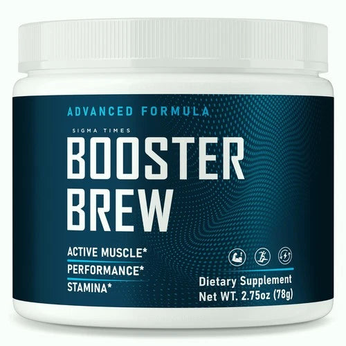 Booster Brew for Men, BoosterBrew Male Energy Performance Supplement (30 Servs.)