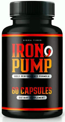 Iron Pump Male Health Pills to Boost Blood Flow and Muscle Functions 60ct