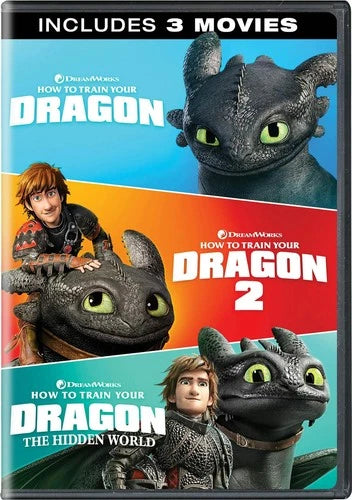 How To Train Your Dragon 3-Movie Collection DVD Jay Baruchel