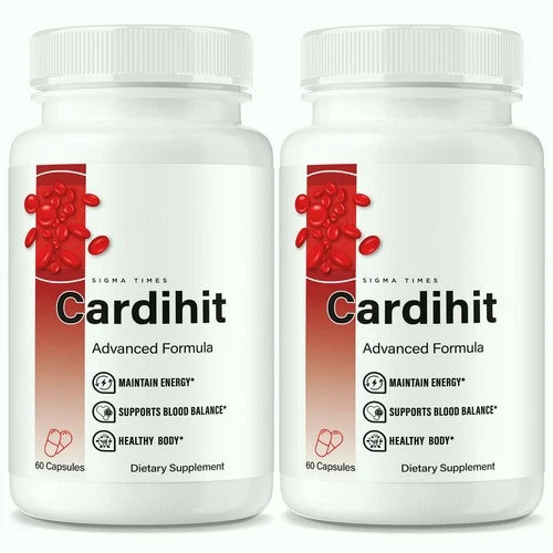 (2 Pack) Cardihit Capsules, Cardi Hit Advanced Blood Support Formula