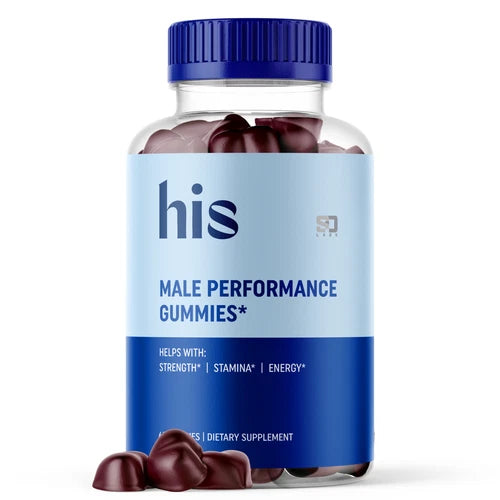 His Male Performance Gummies - Enhances Energy, Vitality & Stamina - 60 Gummies
