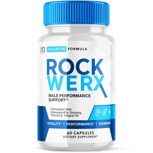 (1 Pack) Rock Werx Male Pills, Maximize Energy, Vitality & Stamina 60 Capsules