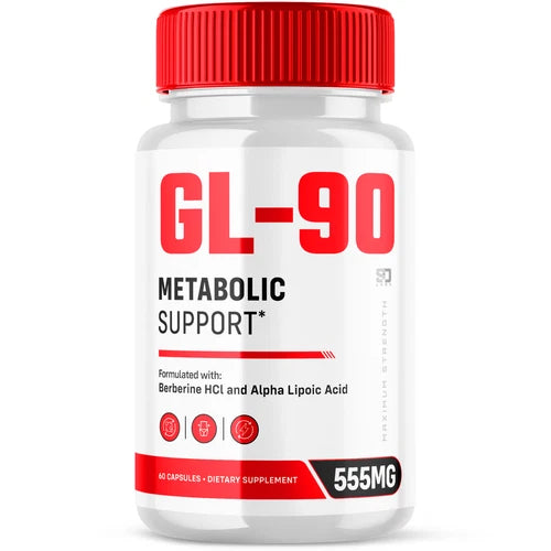 GL-90 Capsules, GL90 Blood Sugar, Metabolism, and Glucose Support (60 Capsules)
