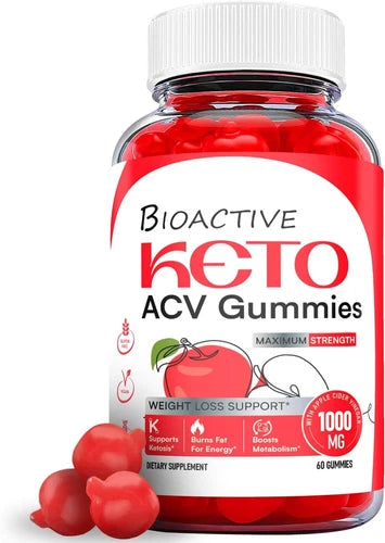 Bioactive Keto Gummies, Bioactive Keto ACV Gummies for Weight Loss (60 Gummies)