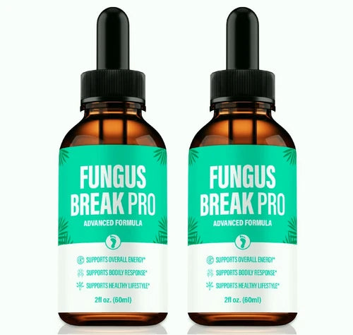 (2 Pack) Fungus Break Pro Drops for Toenail Fungus and Nail Health
