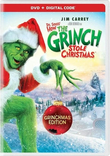 Dr. Seuss' How The Grinch Stole Christmas DVD Jim Carrey