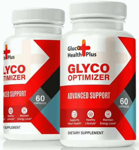 (2 Pack) Gluco Health Plus Blood Support Pills, Glyco Optimizer