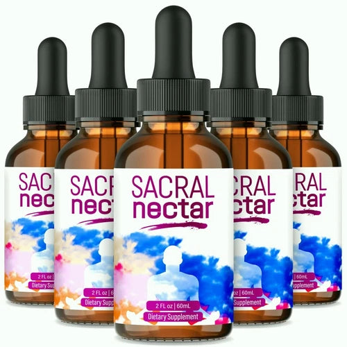 (5 Pack) Sacral Nectar Drops for Women, Advanced Balance Support Formula