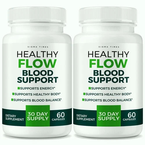 (2 Pack) Healthy Flow Blood Support, Healthy Flow Blood Support Supplement