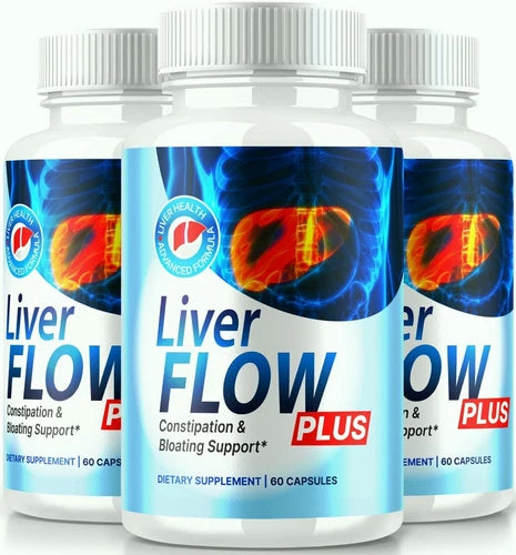 (3 Pack) Liver Flow Plus Pills, Probiotics Formula for Gut Health & Digestion