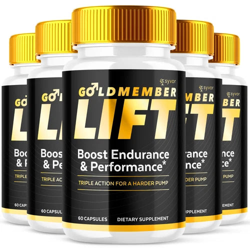 Goldmember Lift Support Vitamin Maximum Strength Supplement for Men 300 Capsules
