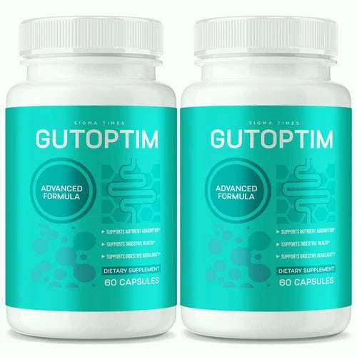 (2 Pack) Gutoptim Advanced Gut Health Pills to Support Digestion & Bloating