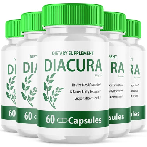 (5 Pack) Diacura Blood Balance Advanced Support Glycogen Vitamin 300 Capsules
