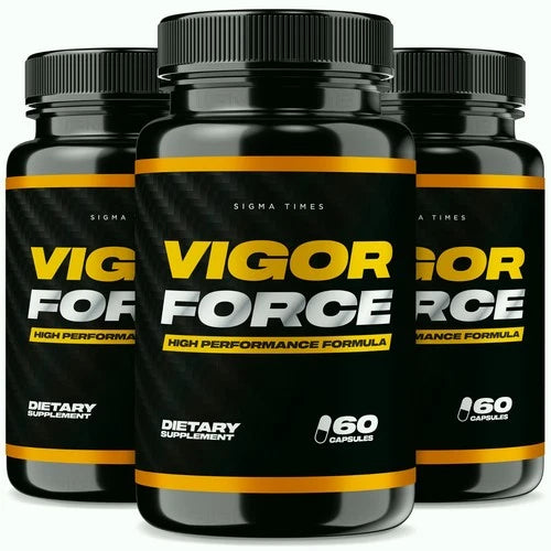 (3 Pack) Vigor Force Male Supplement, Vigor Pills to Boost Vitality & Energy