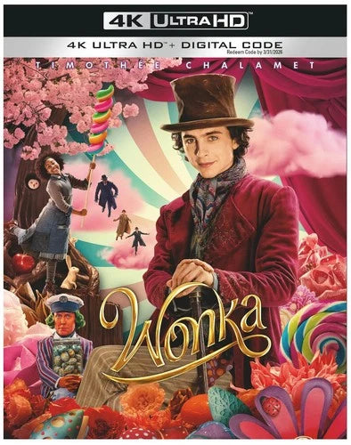 Wonka 4K UHD Blu-ray Timothée Chalamet NEW