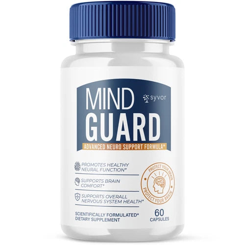 (1 Pack) Mind Guard Nootropic All Natural Formula Brain Supplement 60 Capsules