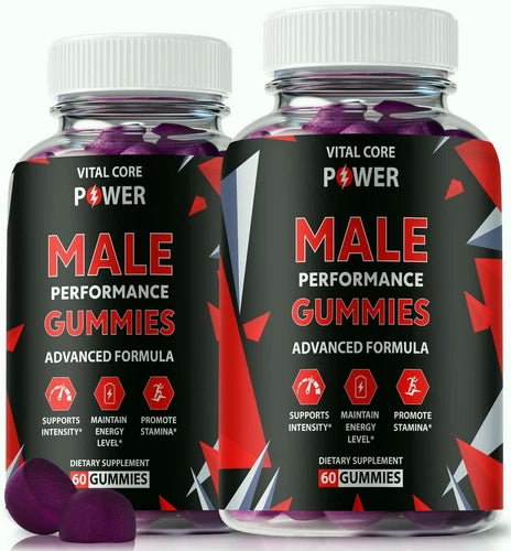 (2 Pack) Vital Core Power Male Enhancement Gummies, Vital Core Power ED Gummy