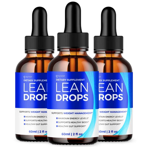 Lean Drops Advanced Health & Fitness Supplement Natural Ingredients (3 Pack)