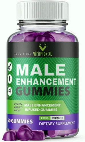 VirilPlex XL for Men, Maximum Strength and Performance Male Gummies 60ct