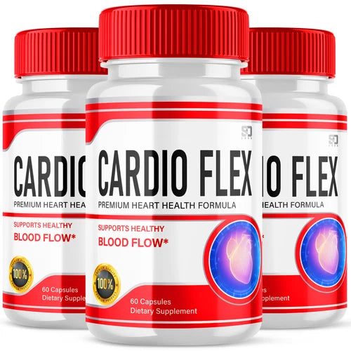 (3 Pack) Cardio Flex, Cardio Flex Blood and Heart Health Formula (180 Capsules)