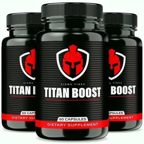 (3 Pack) Titan Boost For Men, Titan Boost Pills, Titan Male Performance Big D