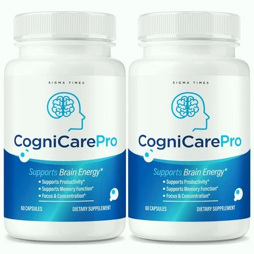 (2 Pack) CogniCare Pro Brain Booster Pills to Support Brain Fog & Memory Loss