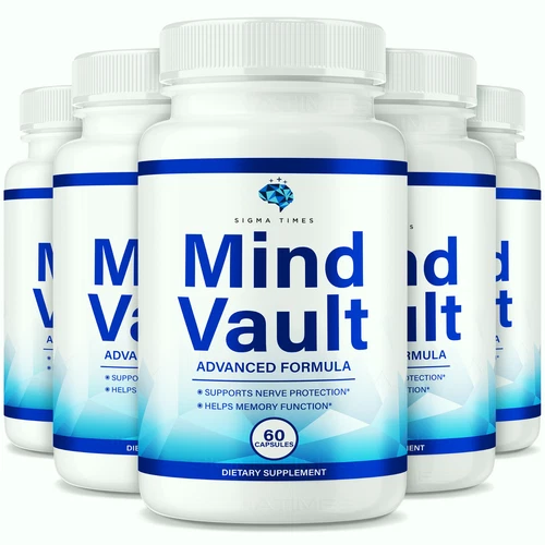 (5 pack) Mind Vault Supplement, MindVault Advanced Brain Health Support Formula