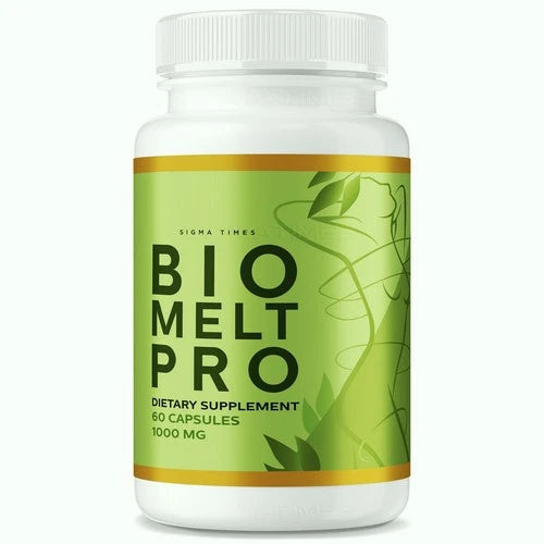 Bio Melt Pro Pills for Weight Loss - Natural Fat Burning Support Formula 60 ct