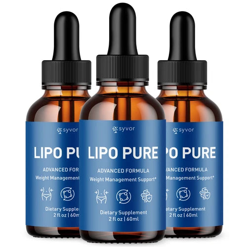 Lipo Pure Drops Advanced Formula Health & Fitness Support Supplement 90 Servings