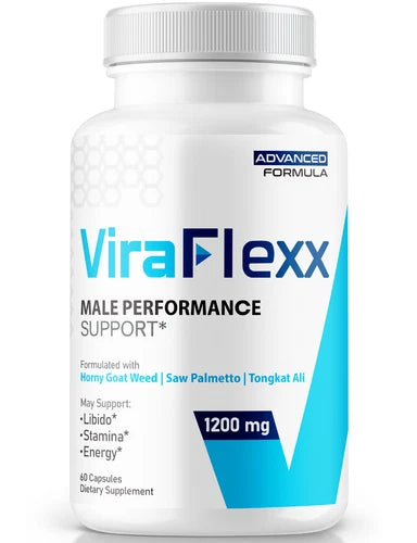 ViraFlexx Male Health Pills to Boost T-Levels and Performance 60ct