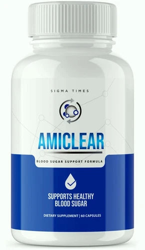 (1 Bottle) Amiclear Capsules - Advanced Blood Sugar Support Formula