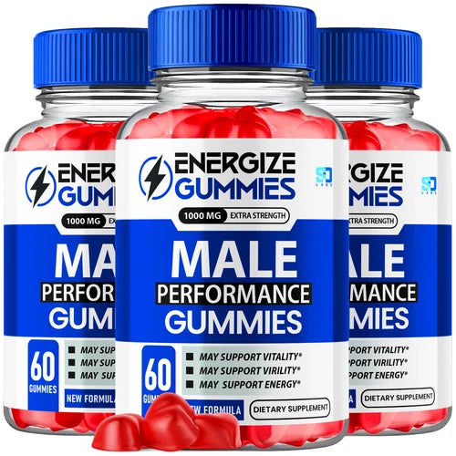 Energize Male Gummies Supports Vitality and Enhance Performance (3 Pack)
