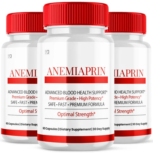 Anemiaprin Blood Support Maximum Strength Glycogen Supplement 180 Capsules