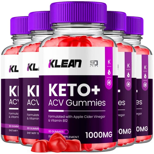 (5 Pack) Klean Keto ACV, Klean Keto Weight Loss & Fat Burn Gummies (300 Gummies)