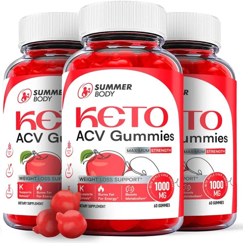 Summer Body Keto Gummies- Summer Body ACV Gummy For Weight Loss ORIGINAL -3 Pack