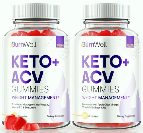 (2 Pack) BurnWell Advanced Weight Loss Gummies to Burn Fat for Energy