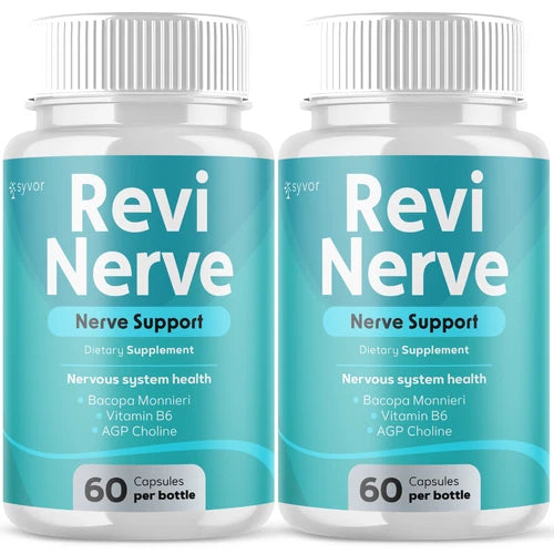 (2 Pack) Revi Nerve Nootropic All Natural Super Nerve Supplement 120 Capsules