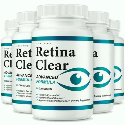 (5 Pack) Retina Clear – Retina Clear Capsules for Eyes