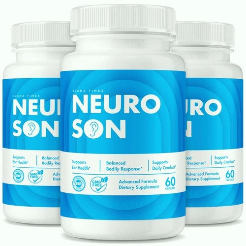 (3 Pack) NeuroSon Capsules - Neuro Son For Hearing and Ear Health Support