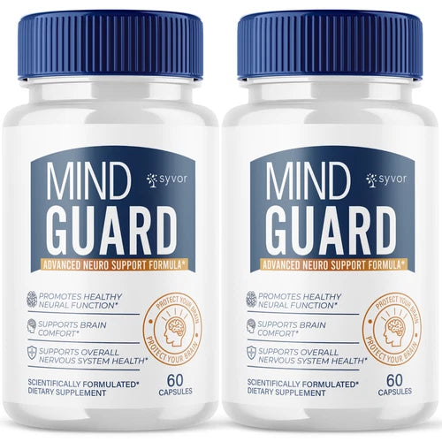 (2 Pack) Mind Guard Nootropic All Natural Formula Brain Supplement 120 Capsules