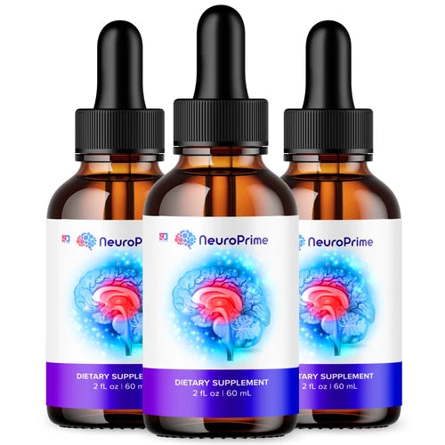 Neuro Prime Drops Supports Focus, Memory & Overall Mental Clarity (3 Pack)